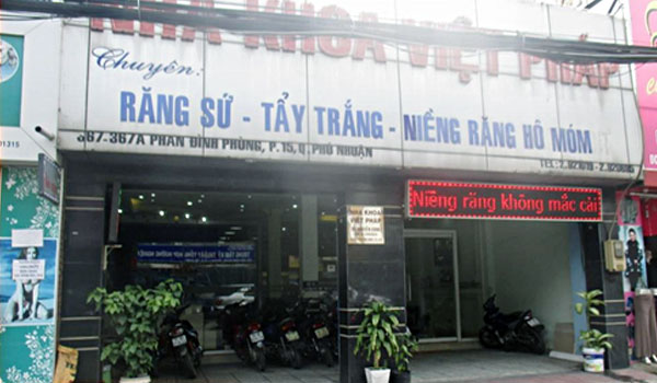 Nha khoa Việt Pháp - Phòng khám nha khoa uy tín Sài Gòn - TP.HCM